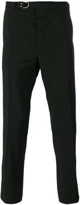 Valentino D-ring belted trousers - men - Cotton/Mohair/Wool - 46