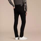 Thumbnail for your product : Burberry Straight Fit Unwashed Stretch Denim Jeans