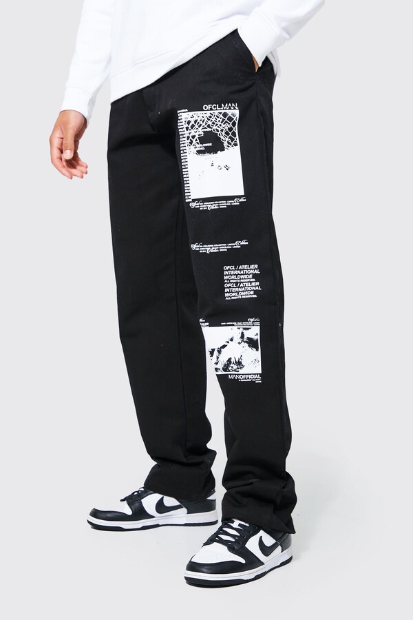 boohoo Tall Relaxed Fit Graphic Print 