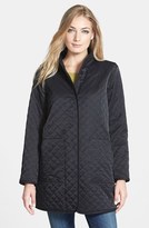 Thumbnail for your product : Eileen Fisher The Fisher Project Stand Collar Quilted Long Jacket