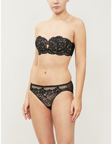 Thumbnail for your product : B.Tempt'd Ciao Bella scalloped lace bandeau bra