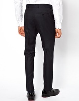 Thumbnail for your product : ASOS Slim Fit Trousers in Pinstripe