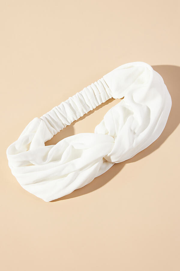By Anthropologie Solid Color Twist Headband White - ShopStyle Hair  Accessories