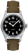 Thumbnail for your product : Montblanc 1858 Stainless Steel & Leather Strap Automatic Watch