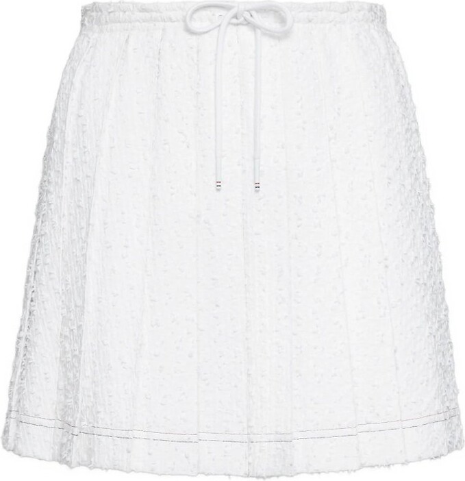 Thom Browne Textured Drawstring Skirt