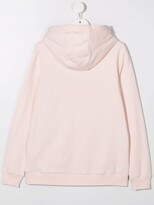 Thumbnail for your product : Lanvin Logo-Embroidered Cotton Hoodie