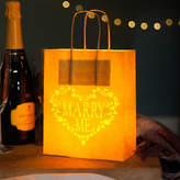 Thumbnail for your product : Baloolah Bunting Marry Me Heart Luminary Lantern Bag Decoration