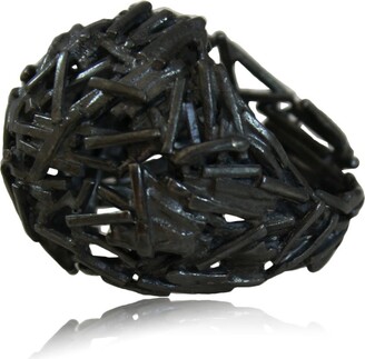 Karolina Bik Jewellery Women's Big Nest Ring Black