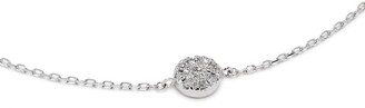 Djula 18kt white gold Target diamond chain bracelet