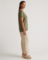 Thumbnail for your product : Quince Cotton Modal Scoop Neck T-Shirt