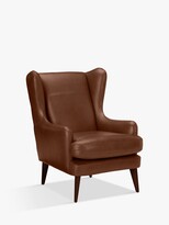 Thumbnail for your product : John Lewis & Partners Bergen Leather Armchair, Dark Leg