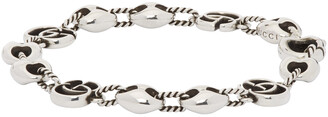 Gucci Silver Double G Marina Bracelet