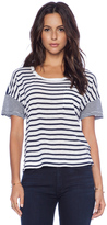 Thumbnail for your product : Splendid Quincy Stripe Pocket Tee