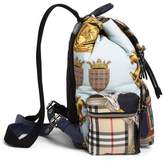 Thumbnail for your product : Burberry Medium Archive Scarf Print Rucksack