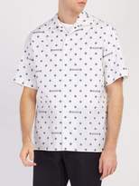 Thumbnail for your product : Gucci Star-print Cotton Bowling Shirt - Mens - White