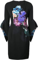 Thumbnail for your product : Black Halo painted floral print dress