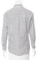 Thumbnail for your product : Band Of Outsiders Striped Button-Up Top