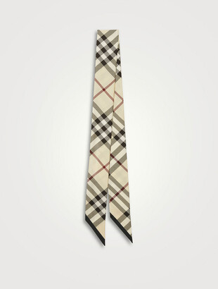 Burberry Vintage Checked Fringed Edge Scarf - ShopStyle
