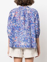 Thumbnail for your product : CHUFY Abstract-Print Long-Sleeve Blouse