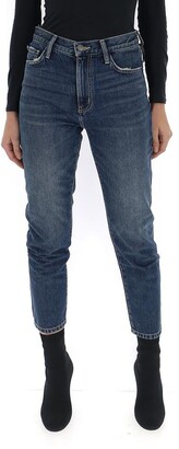 Current/Elliott Skinny Faded Jeans