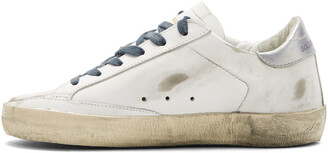 Golden Goose White 'Love Without Limits' Superstar Sneakers