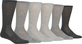Thumbnail for your product : Chaps Men's Solid Athletic Various Cut Socks (6 Pack)