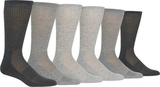 Chaps Men's Solid Athletic Various Cut Socks (6 Pack)