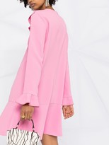 Thumbnail for your product : RED Valentino Lace Panel Ruffled Dress