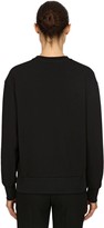 Thumbnail for your product : Sportmax Logo Printed Cotton Blend Sweatshirt