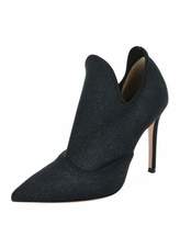 Thumbnail for your product : Gianvito Rossi Glitter Stretch 105mm Booties