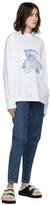 Thumbnail for your product : we11done Pearl Teddy Long Sleeve T-Shirt