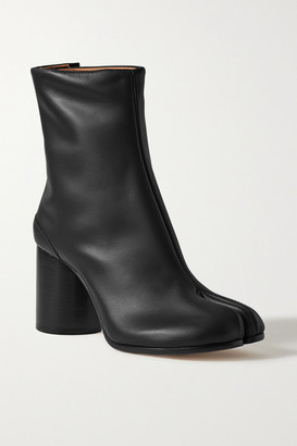 Maison Margiela Split-toe Leather Ankle Boots - Black