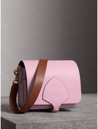 Burberry The Square Satchel in Leather