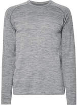 Thumbnail for your product : Lululemon Metal Vent Tech Melange Stretch-Jersey T-Shirt - Men - Gray