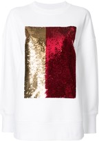 Thumbnail for your product : CK Calvin Klein Long Sleeve Sequin Embellished Top