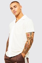 Thumbnail for your product : boohoo Short Sleeve Contrast Towelling Shirt
