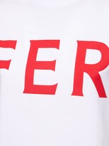 Thumbnail for your product : Ferragamo Logo Cotton Jersey Short Sleeve T-shirt