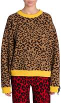 Thumbnail for your product : Alanui Leopard Fringe Sweater
