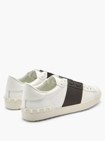 Thumbnail for your product : Valentino Garavani Rockstud Untitled Leather Trainers - White Multi