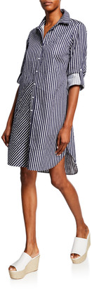 petite button down dress