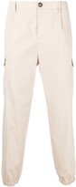 Thumbnail for your product : Brunello Cucinelli Pressed-Creased Multi-Pocket Straight-Leg Trousers