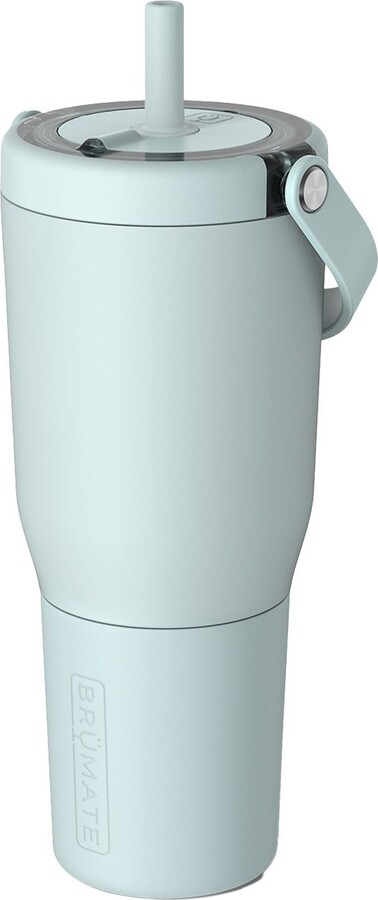 BrüMate Resa 35 oz. Straw Tumbler, Blue Agave
