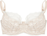 Thumbnail for your product : Mimi Holliday Bisou Bisou Frost satin and lace underwired bra
