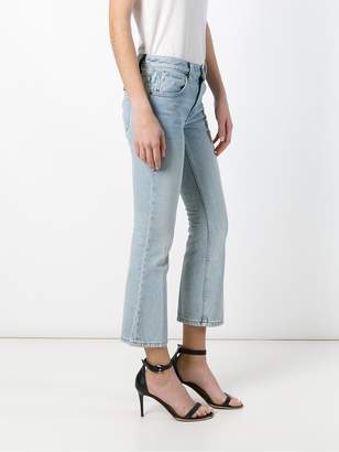 Alexander Wang T By flared cropped jeans