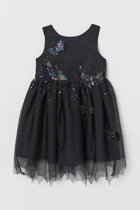 H&M Tulle dress with appliques