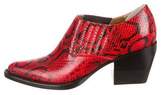 Thumbnail for your product : Chloé Embossed Ankle Booties