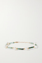 Thumbnail for your product : JIA JIA Arizona Gold, Emerald And Pearl Bracelet - Green - one size