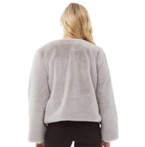 Thumbnail for your product : Fluid Womens Short Faux Fur Jacket Grey