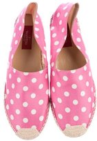 Thumbnail for your product : Valentino Polka Dot Espadrille Flats w/ Tags