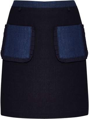 Ted Baker Aaloo CBN Denim Mini Skirt